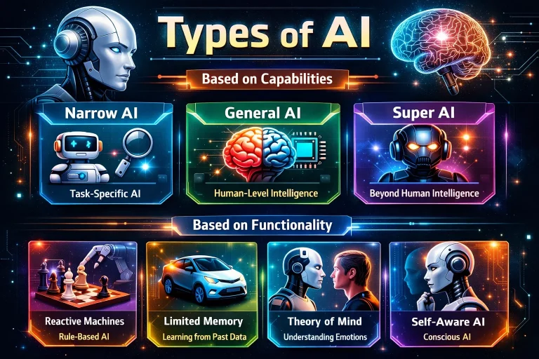 TYPES OF ARTIFICIAL INTELLIGENCE