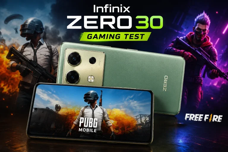 Infinix Zero 30 Gaming Test: PUBG & Free Fire Performance Review